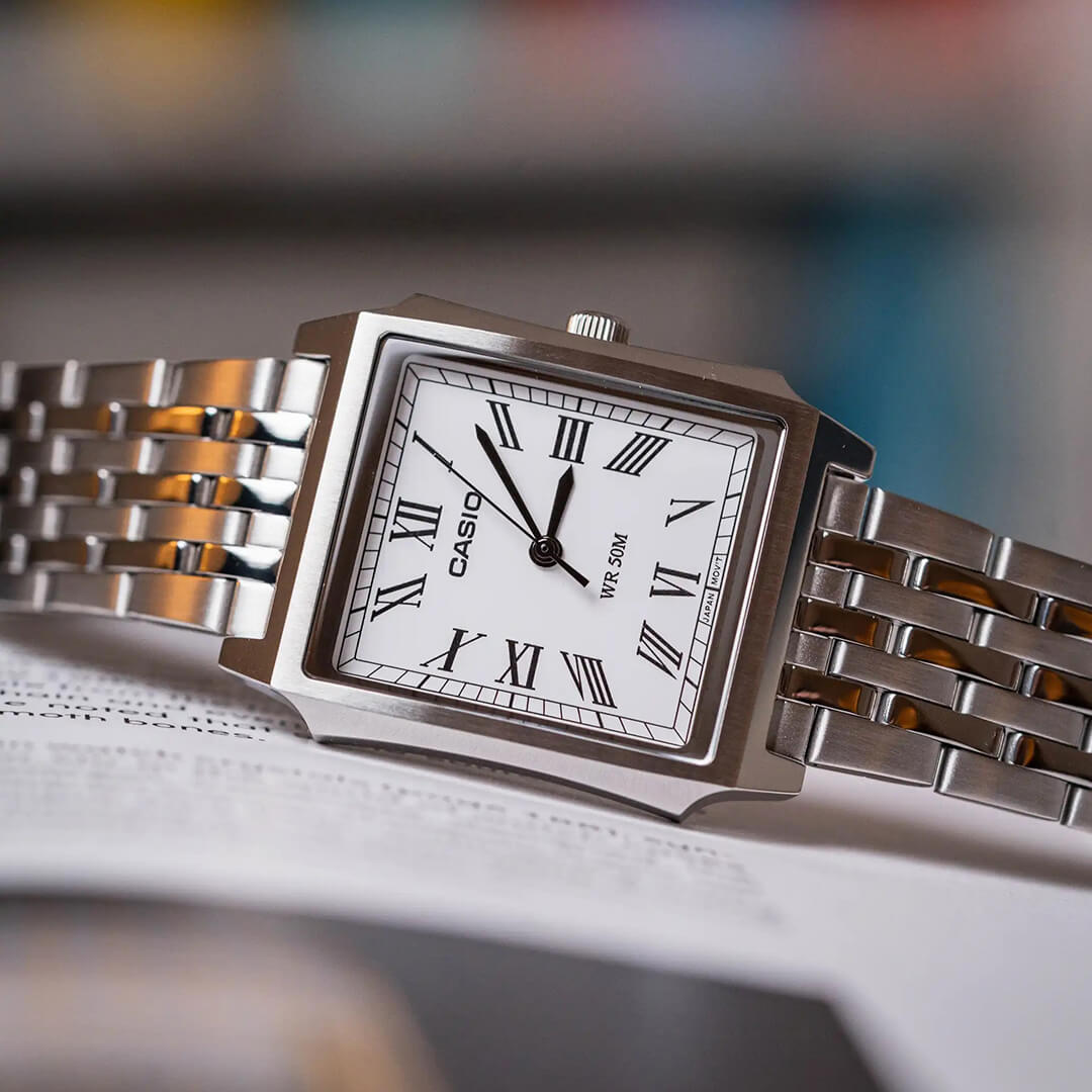 Reloj Casio MTP-B190D-7BVDF Hombre Acero Plateado – Most Perú
