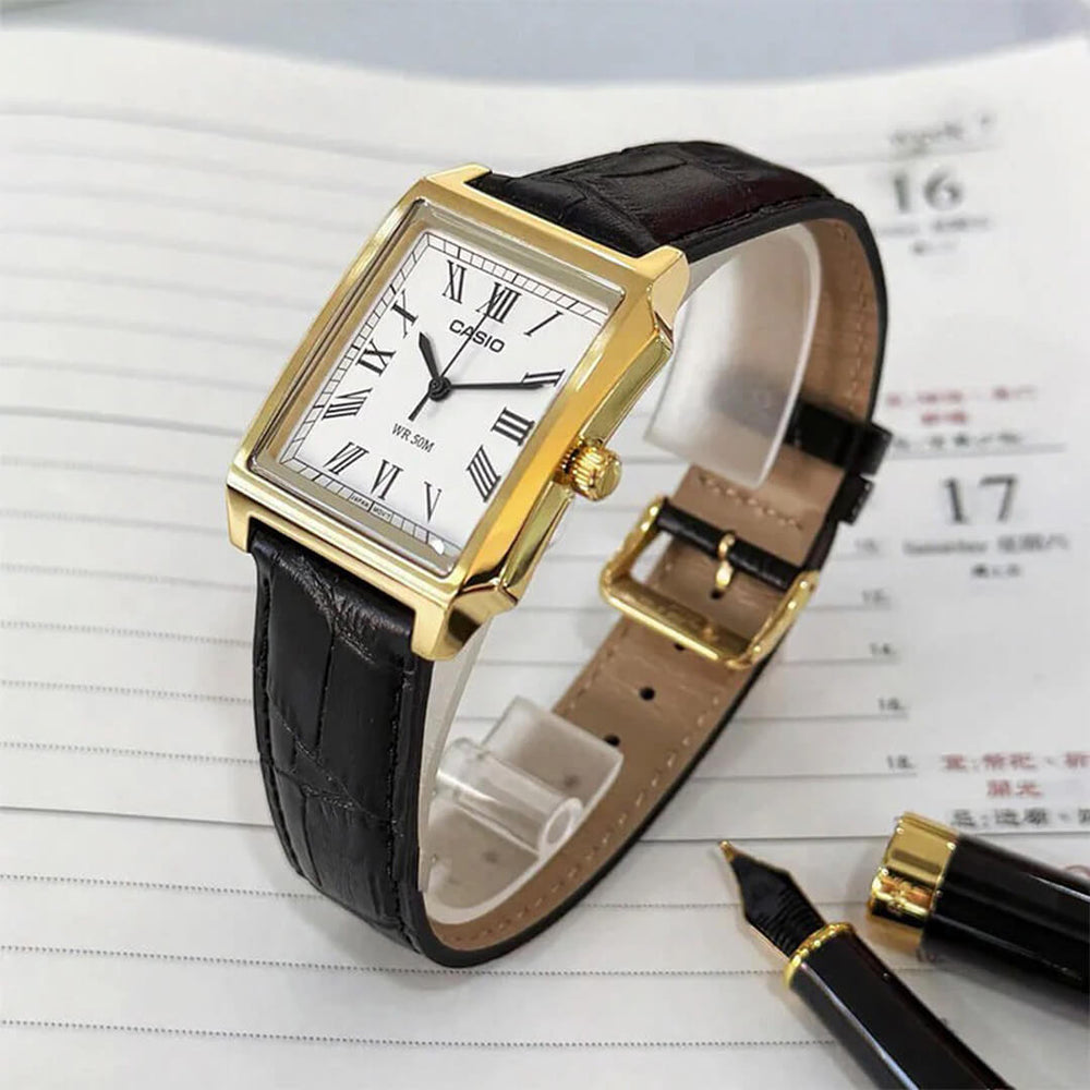 Reloj Casio MTP-B190GL-7BVDF Hombre Acero Plateado