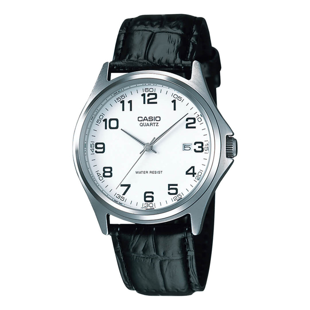Reloj Casio MTP-1183E-7B Hombre Cuero Negro