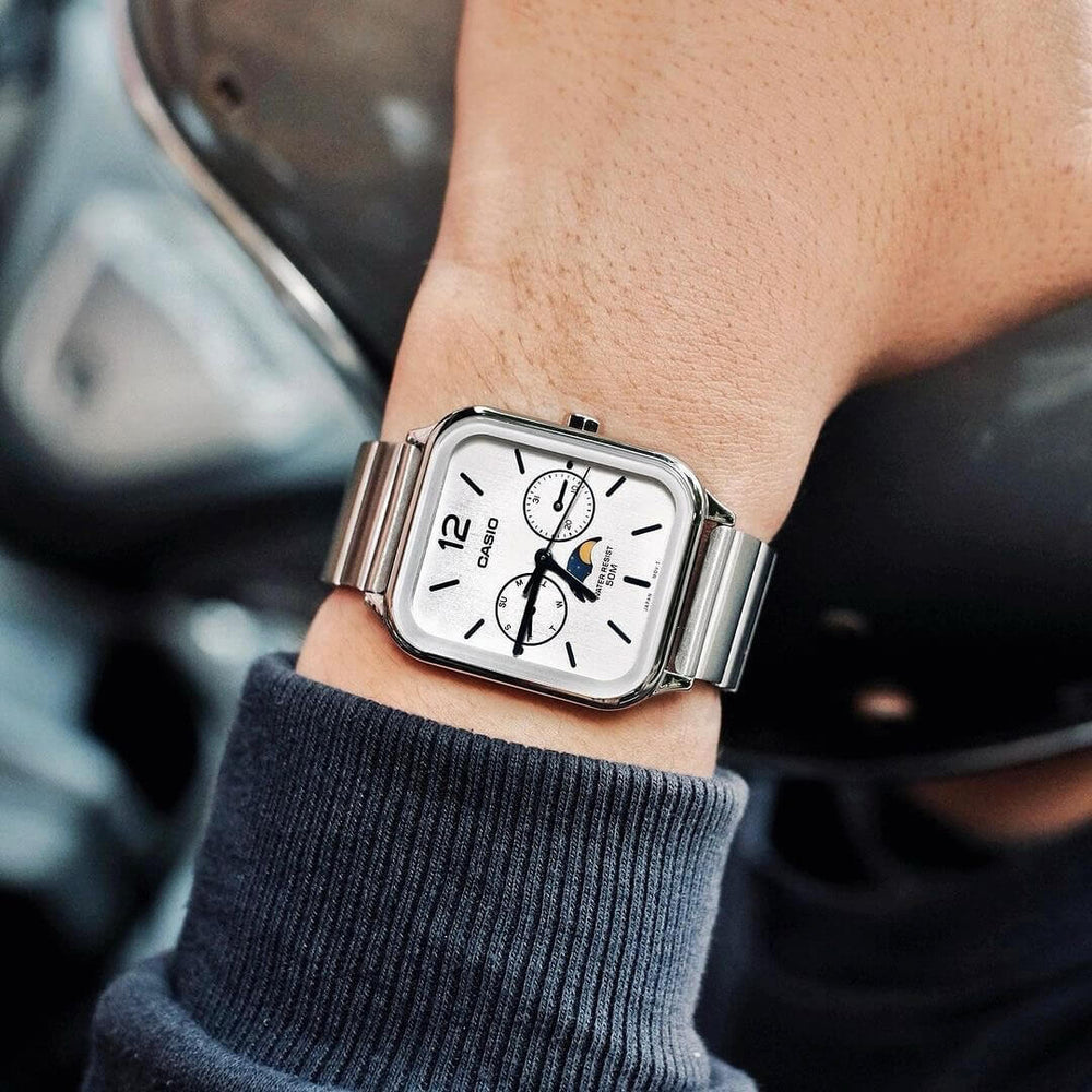 Reloj Casio MTP-M305D-7A2VDF Hombre Acero Plateado