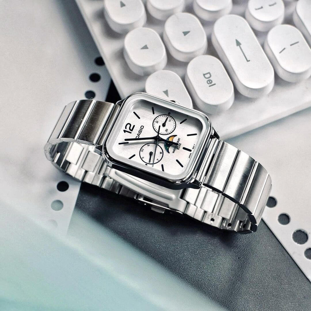 Reloj Casio MTP-M305D-7A2VDF Hombre Acero Plateado