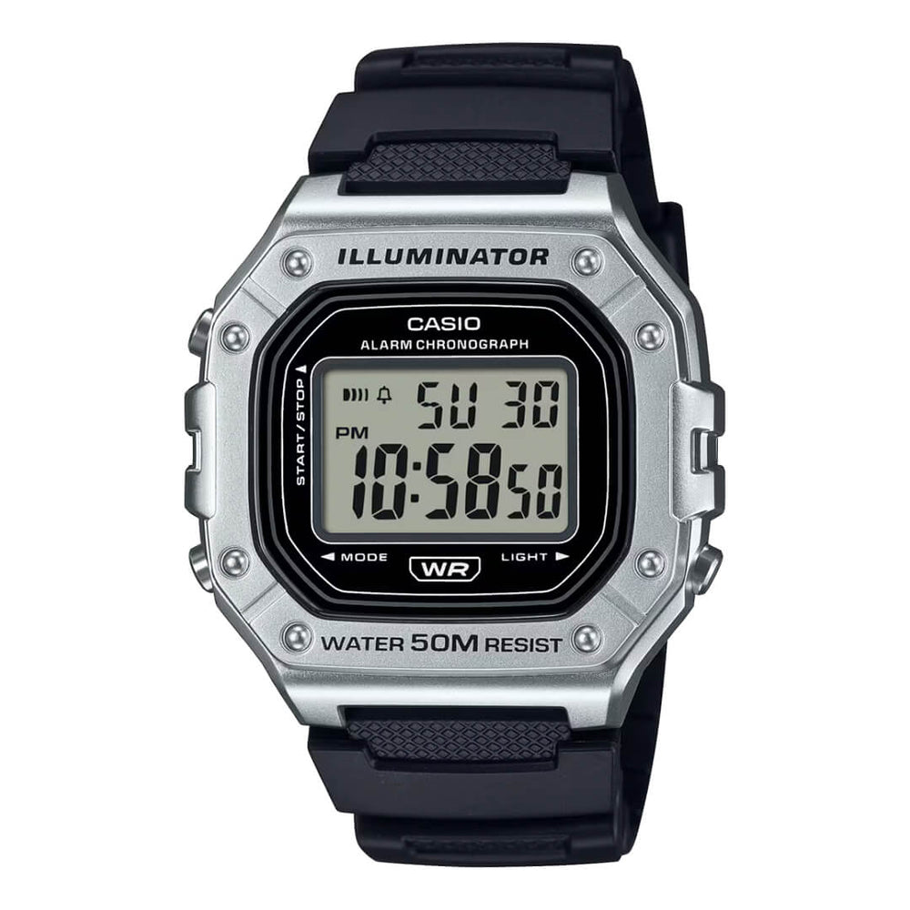 Reloj Casio W-218HM-7A Hombre Resina Negro