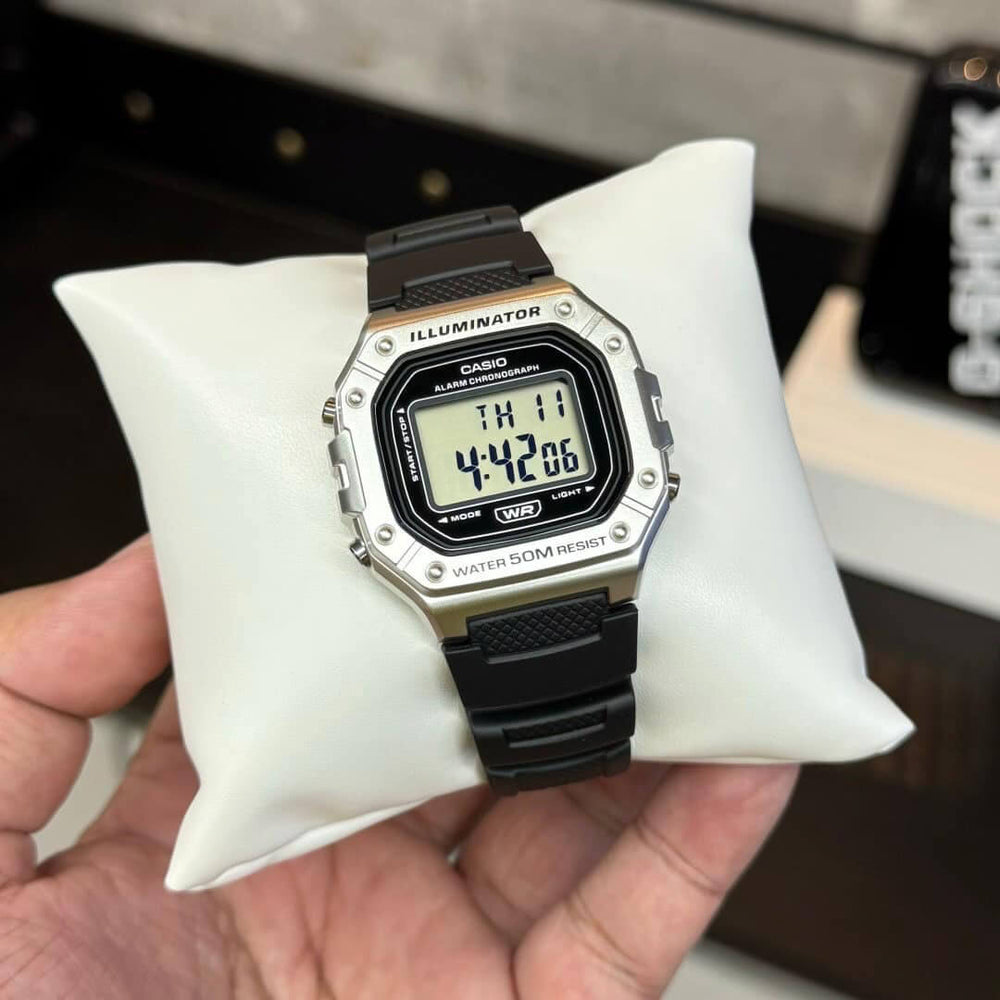 Reloj Casio W-218HM-7A Hombre Resina Negro