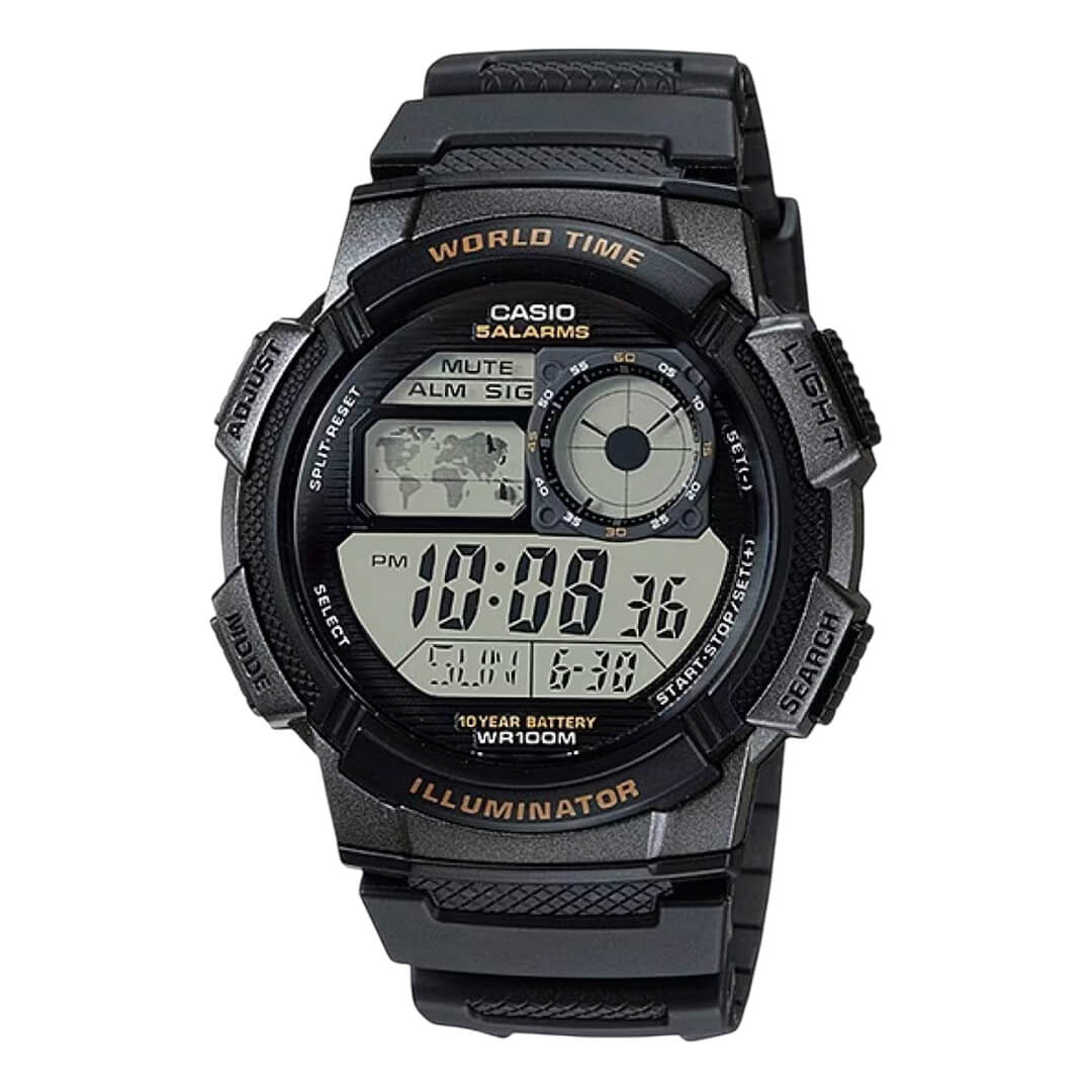 Reloj Casio AE-1000W-1A Hombre Resina Negro | CAS-171
