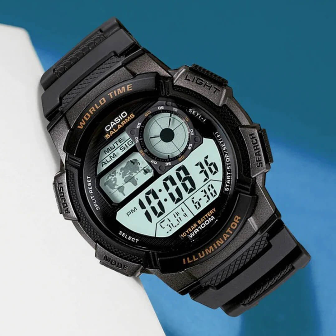 Reloj Casio AE-1000W-1A Hombre Resina Negro