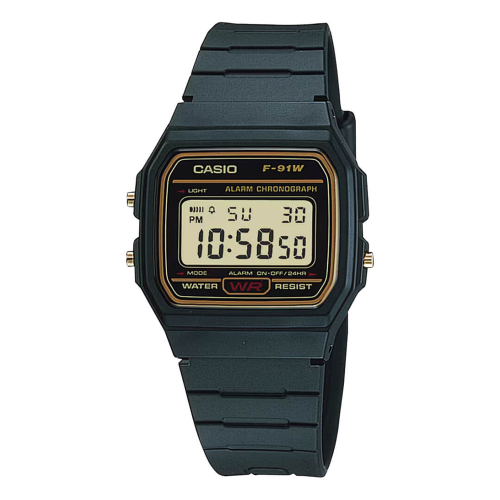 Reloj Casio Retro F-91WG-9Q Hombre Resina Negro
