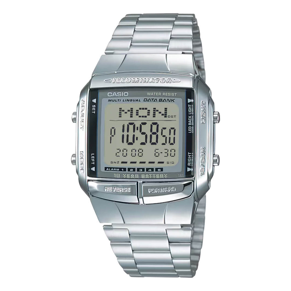 Reloj Casio DB-360-1A Hombre Acero Plateado