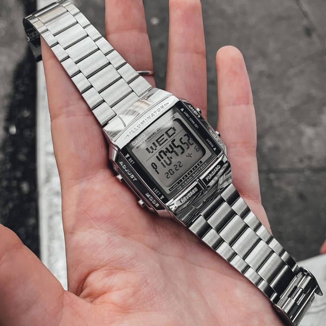 Reloj Casio DB-360-1A Hombre Acero Plateado