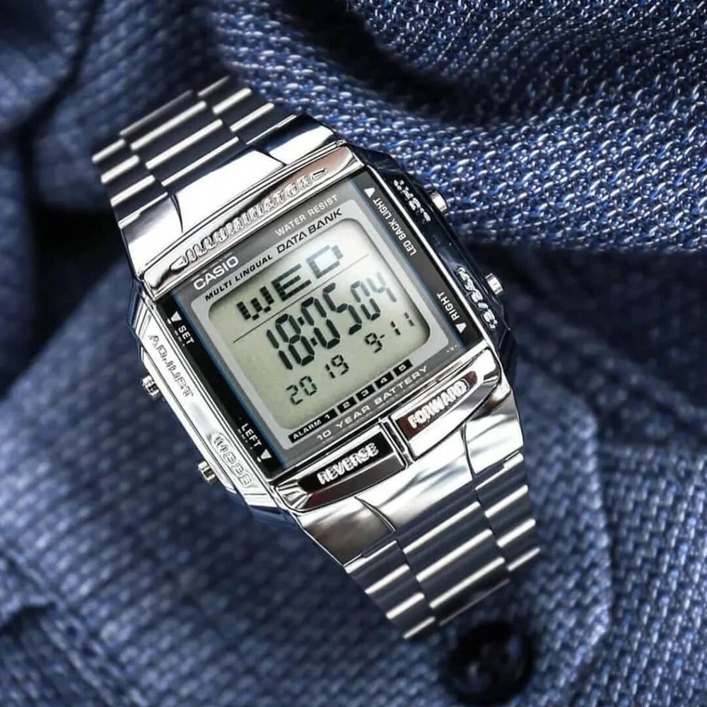 Reloj Casio DB-360-1A Hombre Acero Plateado