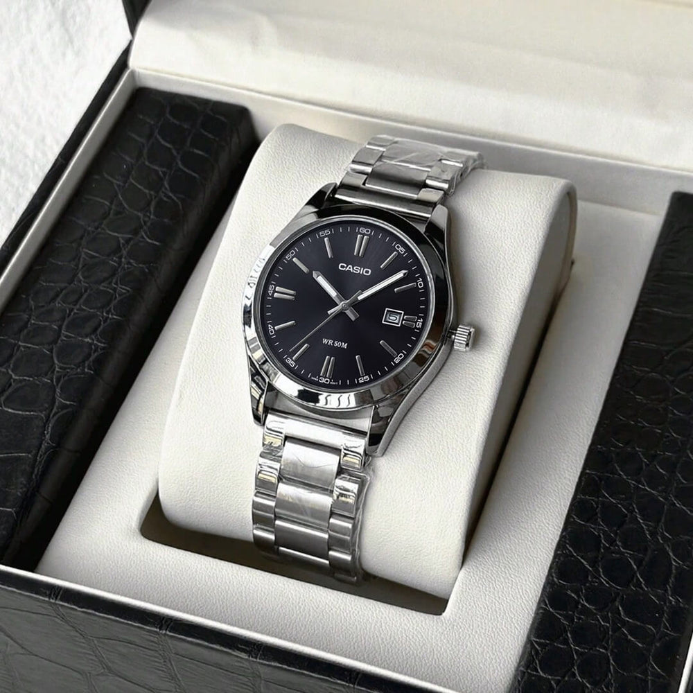 Reloj Casio MTP-1302D-1A1 Hombre Acero Plateado