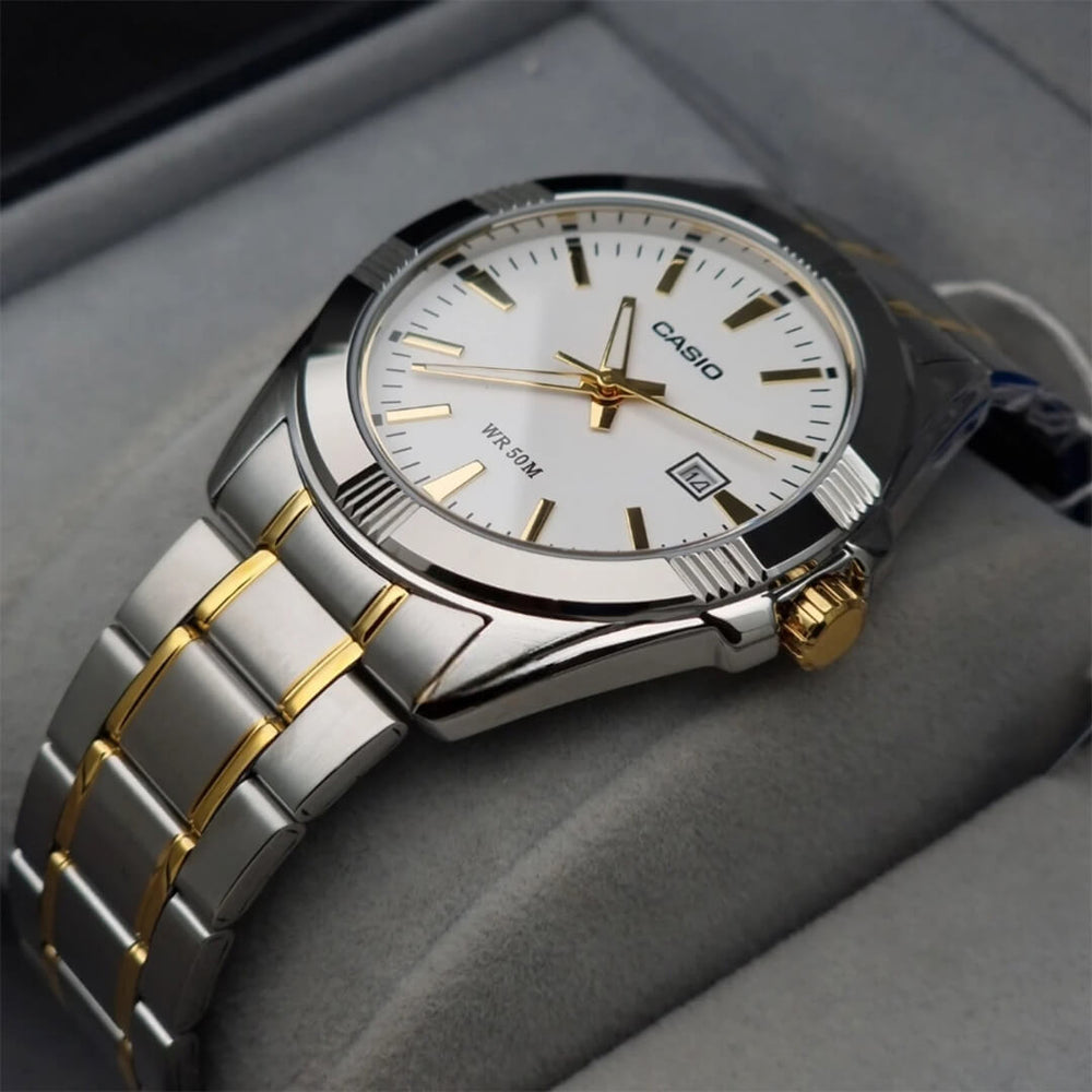 Reloj Casio MTP-1308SG-7A Hombre Acero Plateado