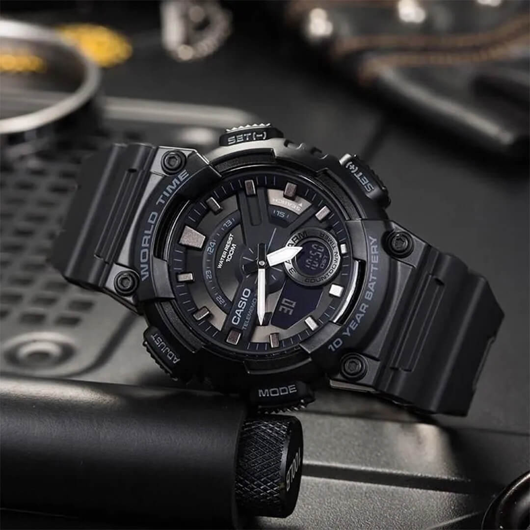 Reloj Casio AEQ-110W-1BV Hombre Resina Negro