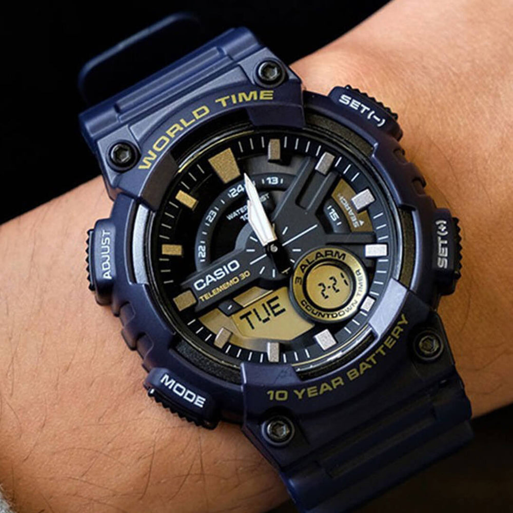 Reloj Casio AEQ-110W-2A Hombre Resina Azul