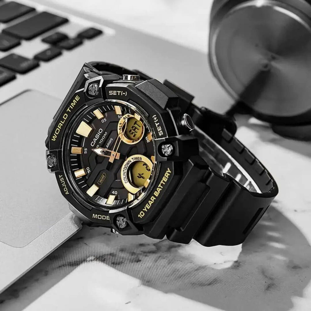 Reloj Casio AEQ-120W-9A Hombre Resina Negro