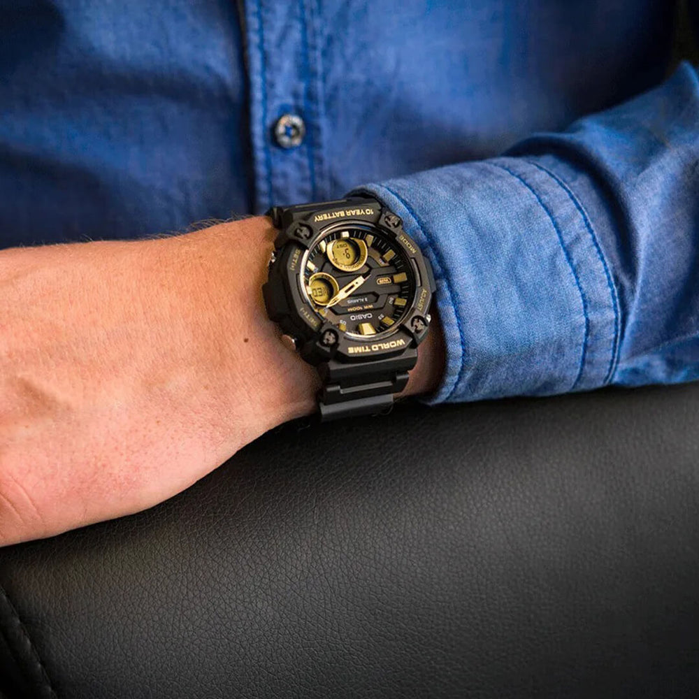 Reloj Casio AEQ-120W-9A Hombre Resina Negro