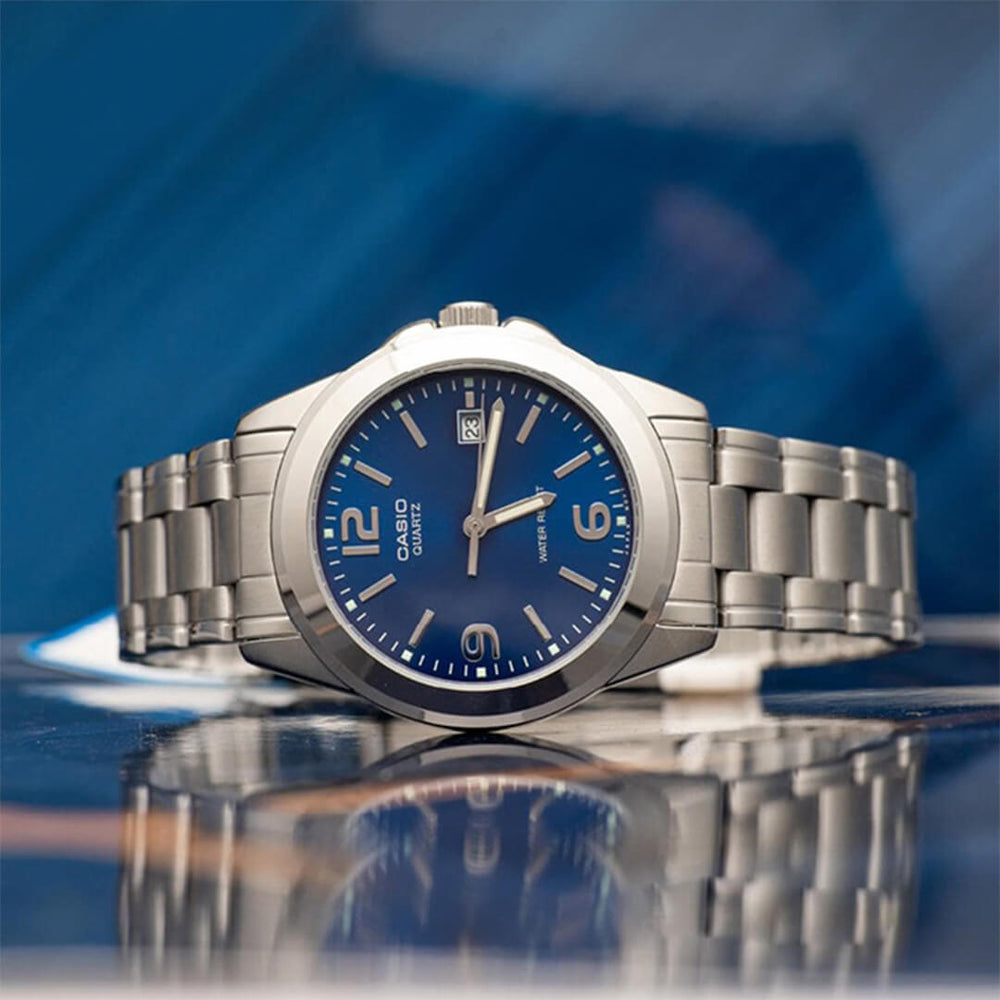 Reloj Casio MTP-1215A-2A Hombre Acero Plateado
