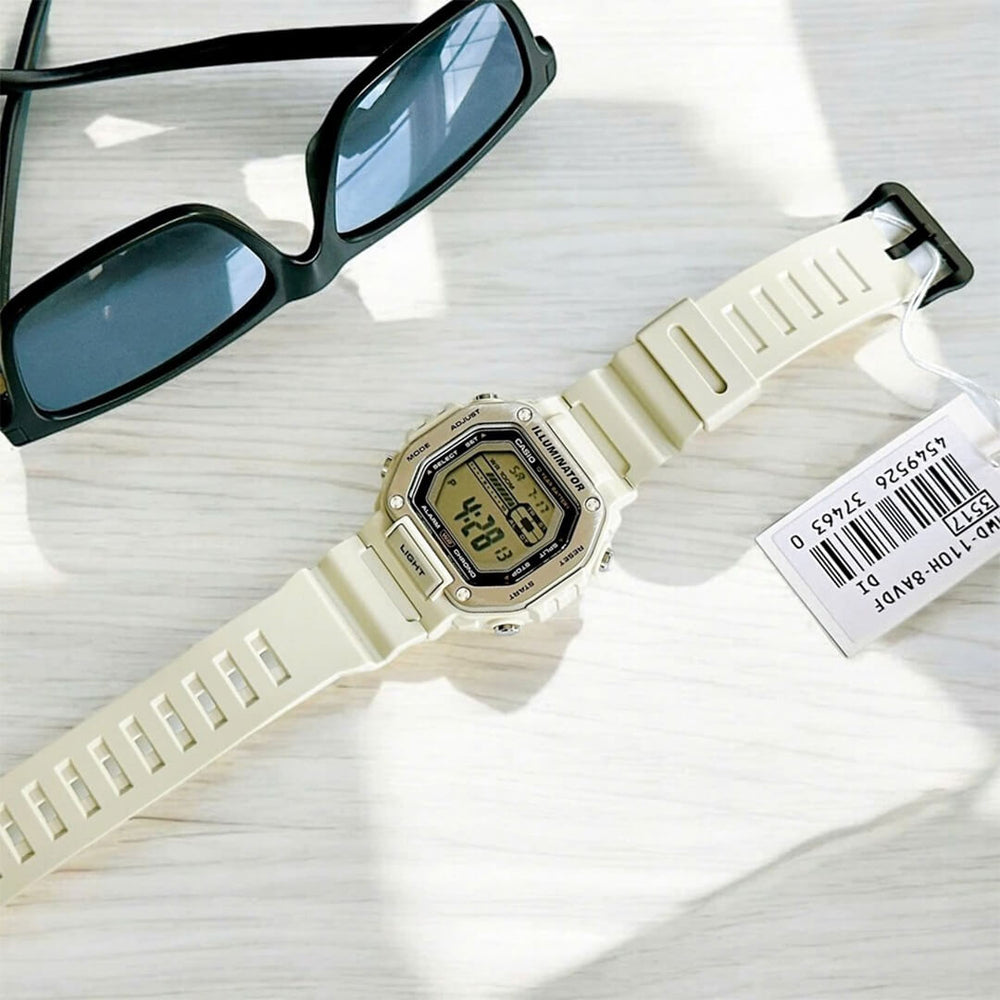 Reloj Casio MWD-110H-8A Hombre Resina Blanco