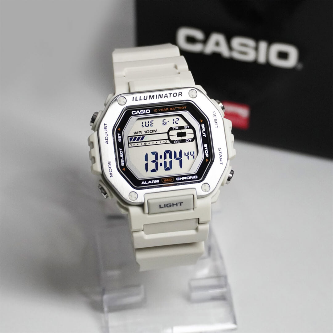 Reloj Casio MWD-110H-8A Hombre Resina Blanco