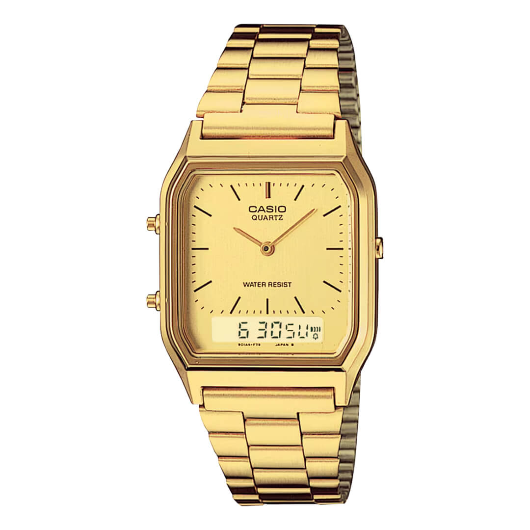 Reloj Casio AQ-230GA-9DM Hombre Acero Dorado