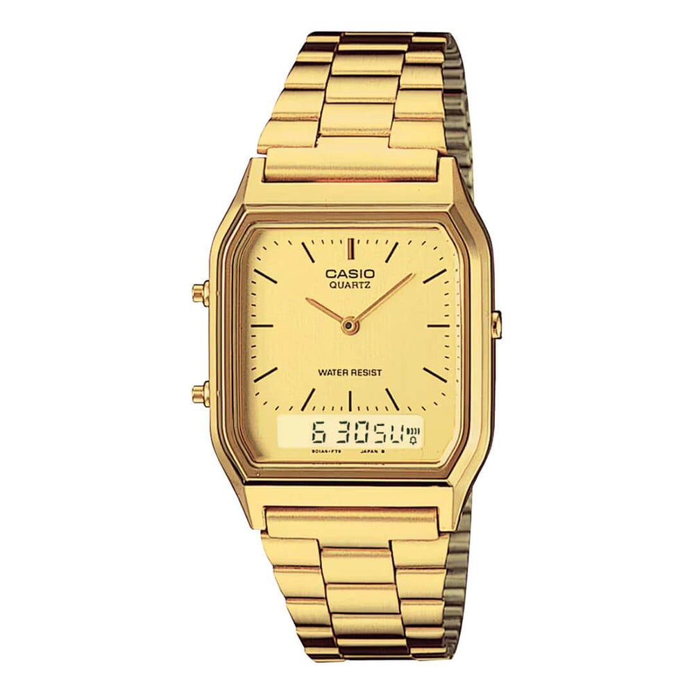 Reloj Casio AQ-230GA-9DM Hombre Acero Dorado