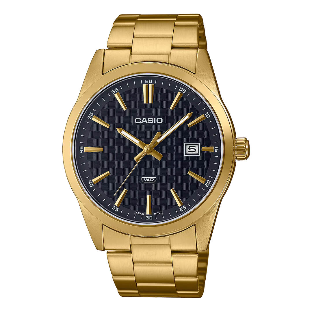 Reloj Casio MTP-VD03G-1A Hombre Acero Dorado | CAS-221