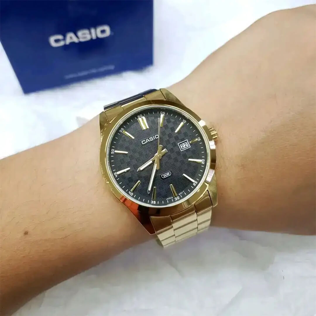 Reloj Casio MTP-VD03G-1A Hombre Acero Dorado