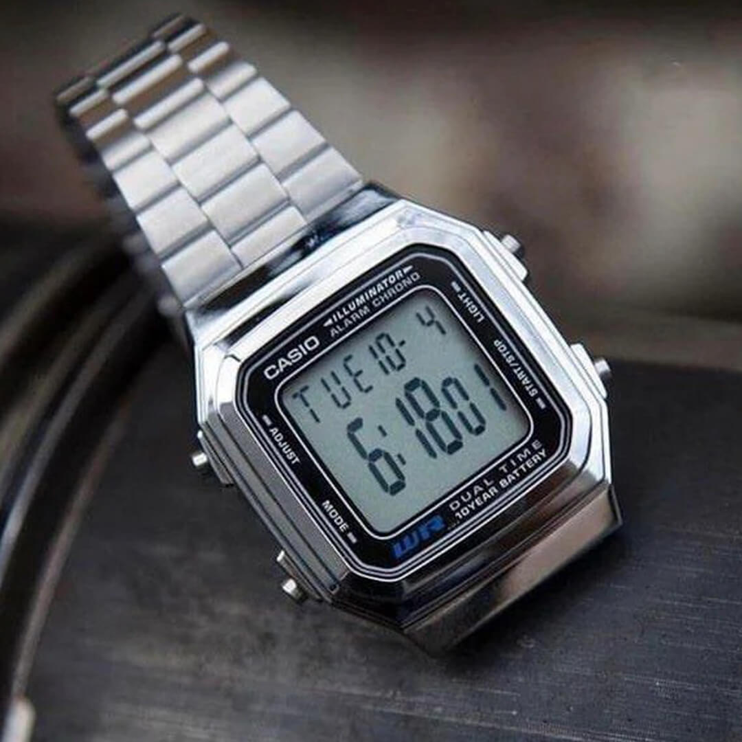 Reloj Casio A178WA-1AD Hombre Acero Plateado