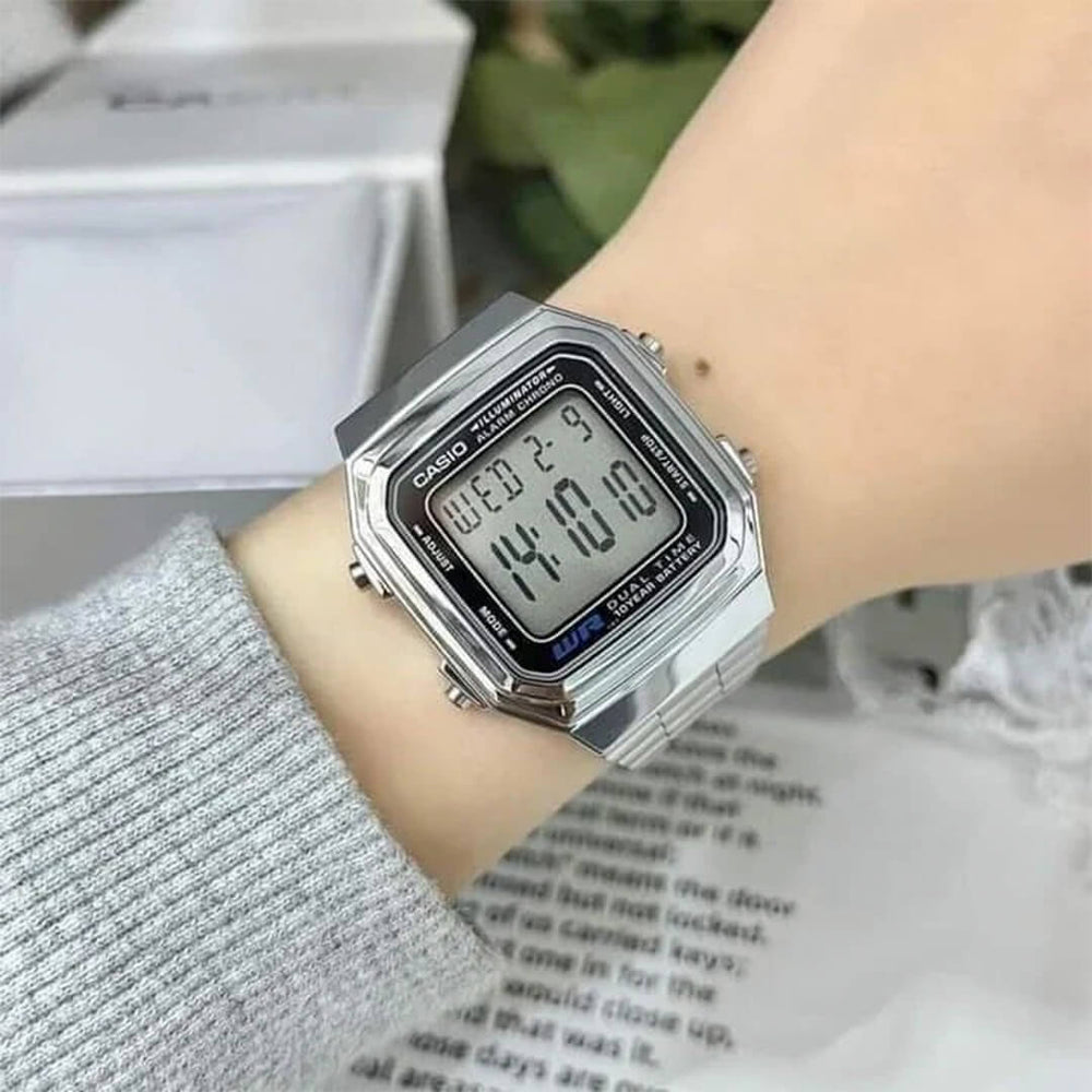 Reloj Casio A178WA-1AD Hombre Acero Plateado