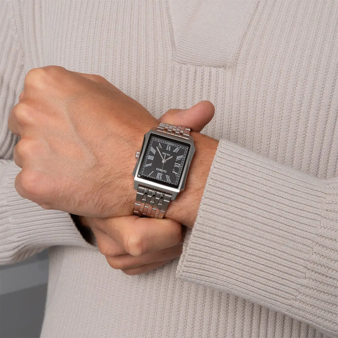 Reloj Casio MTP-B190D-1BVDF Hombre Acero Plateado