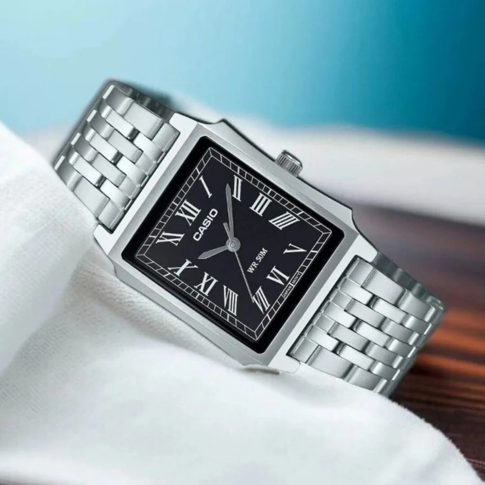 Reloj Casio MTP-B190D-1BVDF Hombre Acero Plateado