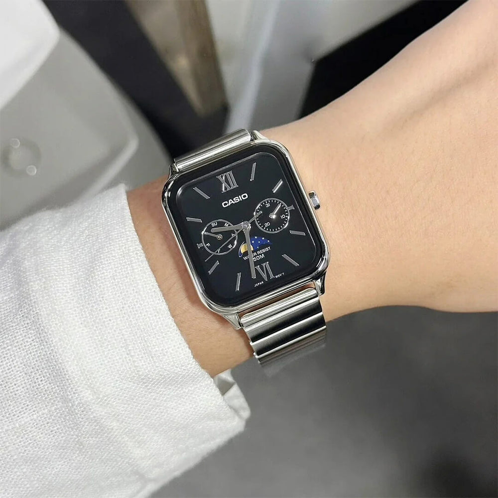 Reloj Casio MTP-M305D-1AVDF Hombre Acero Plateado
