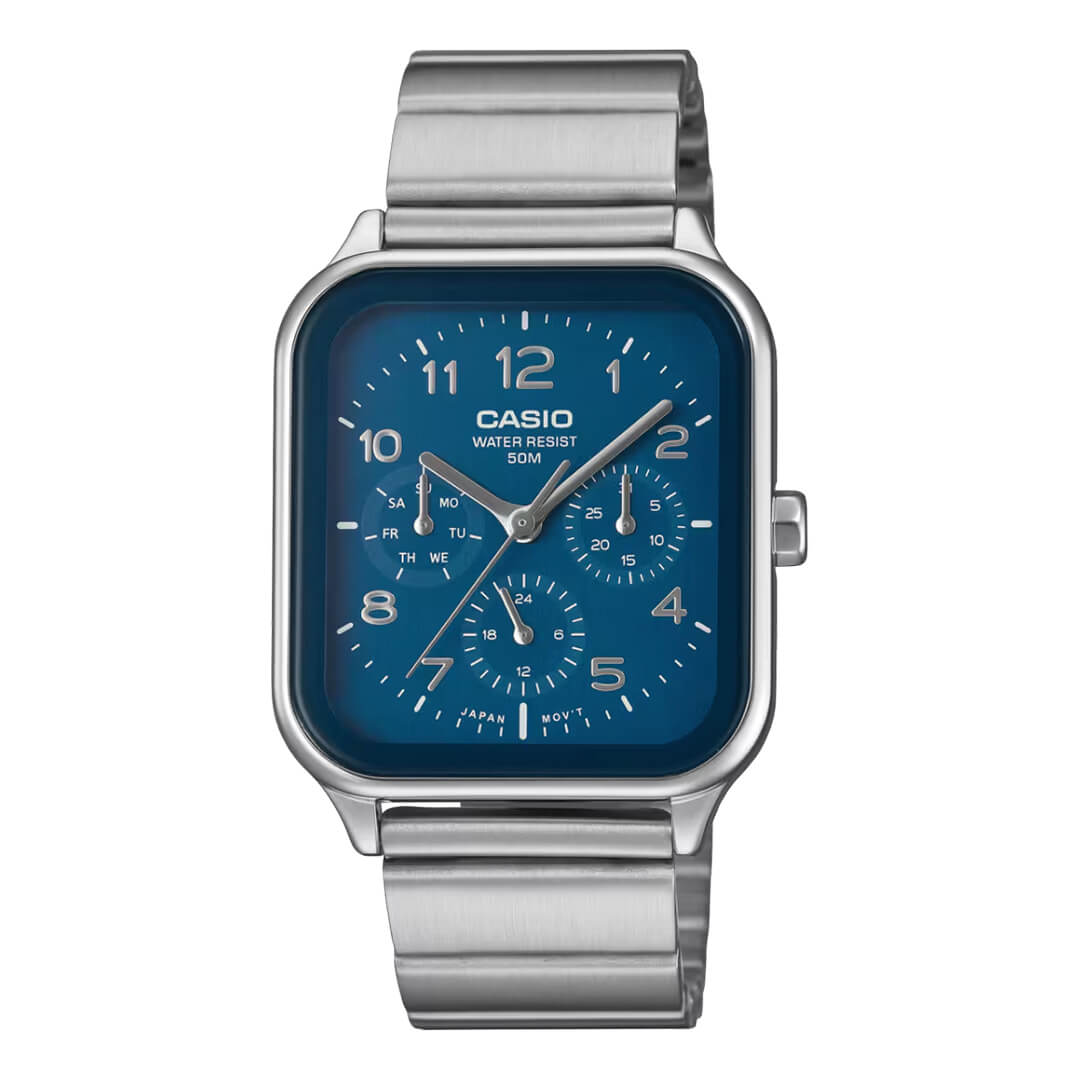 Reloj Casio MTP-M306D-2V Hombre Acero Azul
