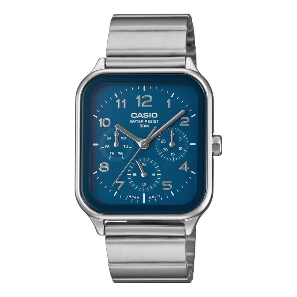 Reloj Casio MTP-M306D-2V Hombre Acero Azul