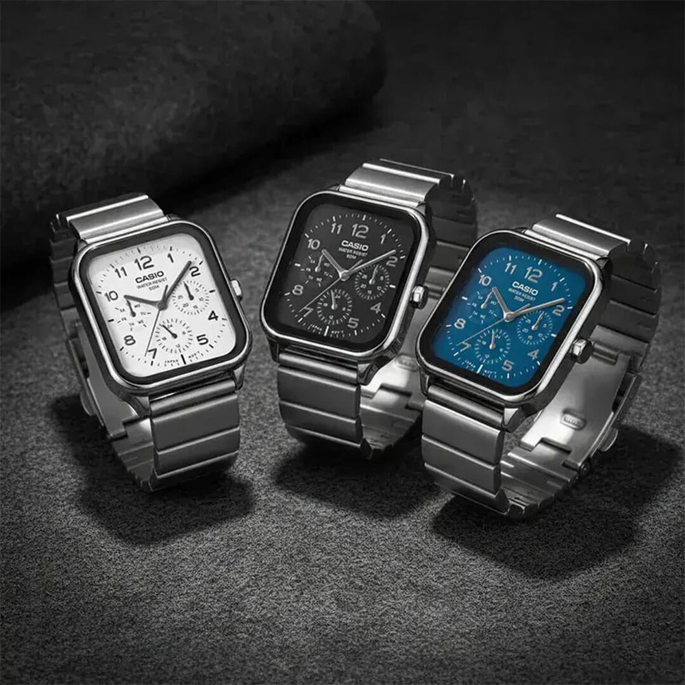 Reloj Casio MTP-M306D-2V Hombre Acero Azul
