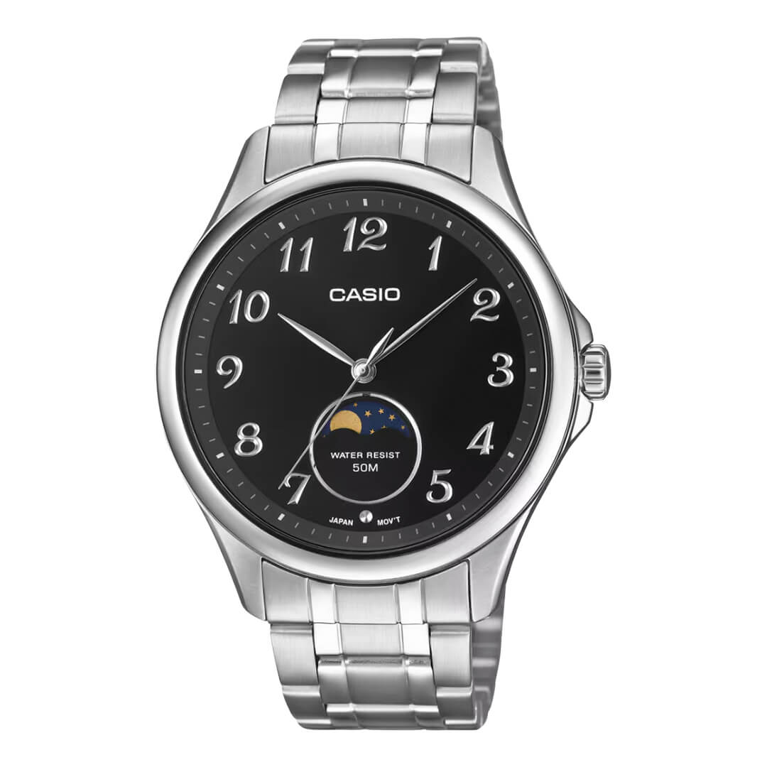 Reloj Casio MTP-M110D-1AV Hombre Acero Negro