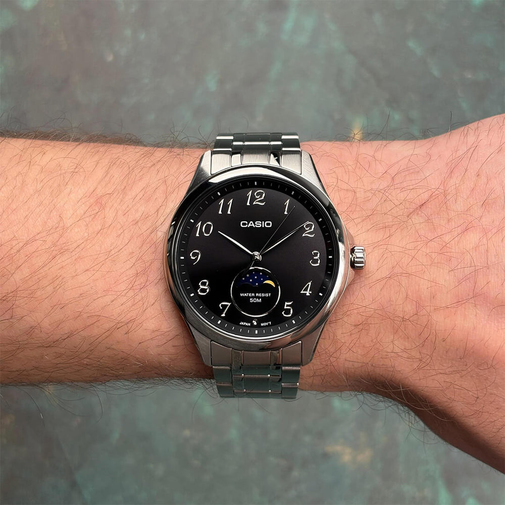 Reloj Casio MTP-M110D-1AV Hombre Acero Negro