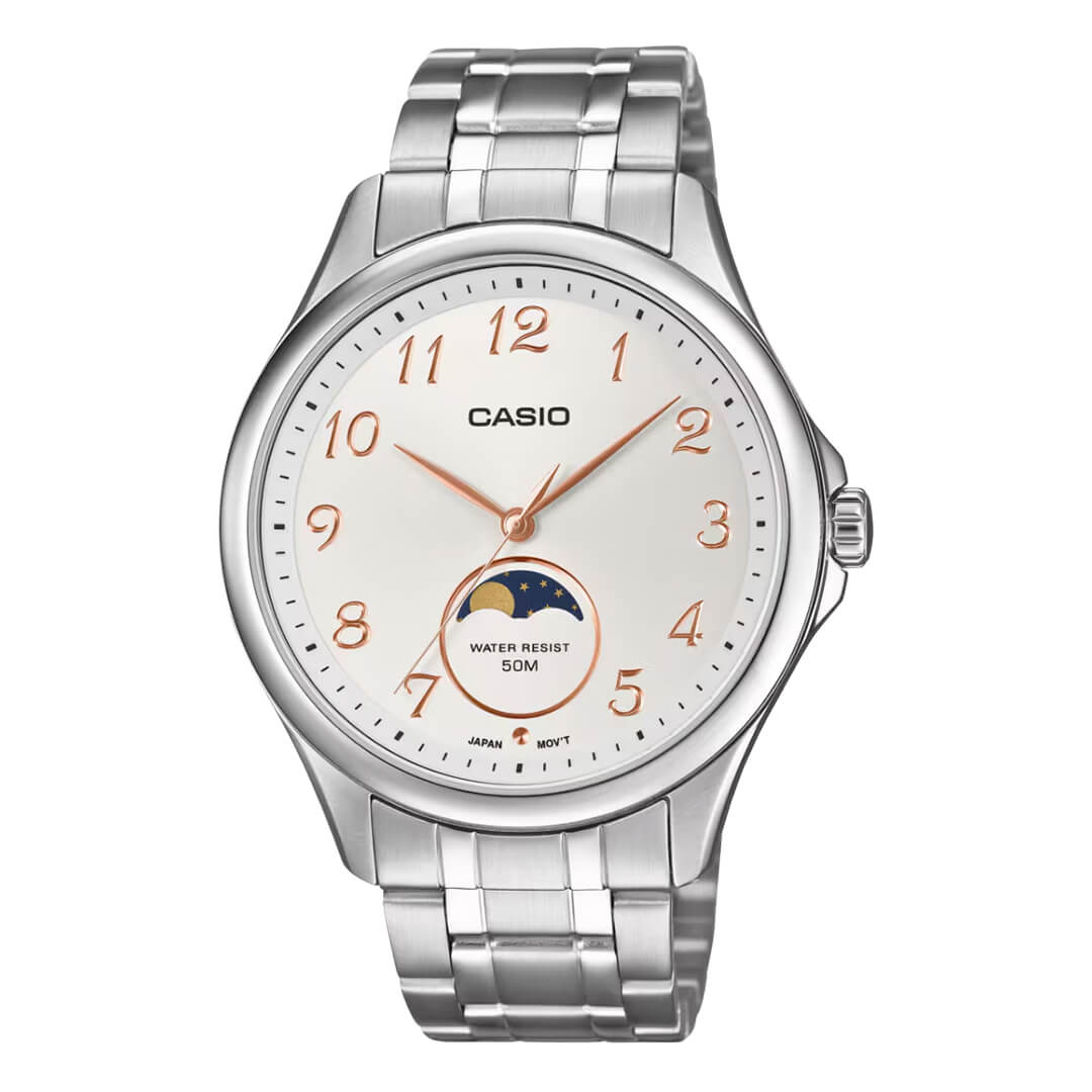 Reloj Casio MTP-M110D-7AV Hombre Acero Blanco