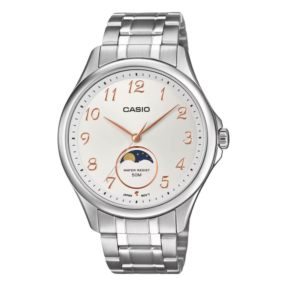 Reloj Casio MTP-M110D-7AV Hombre Acero Blanco