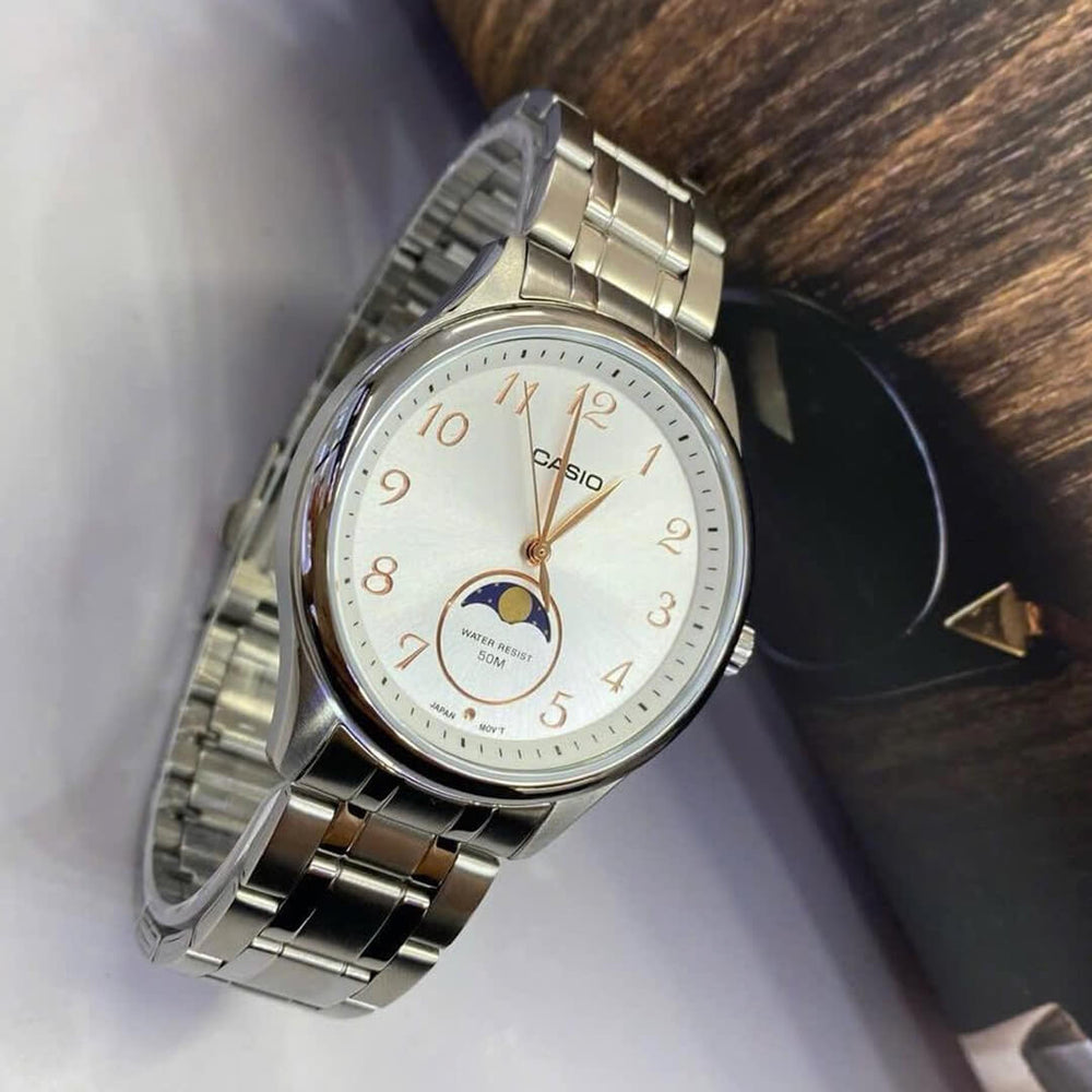 Reloj Casio MTP-M110D-7AV Hombre Acero Blanco