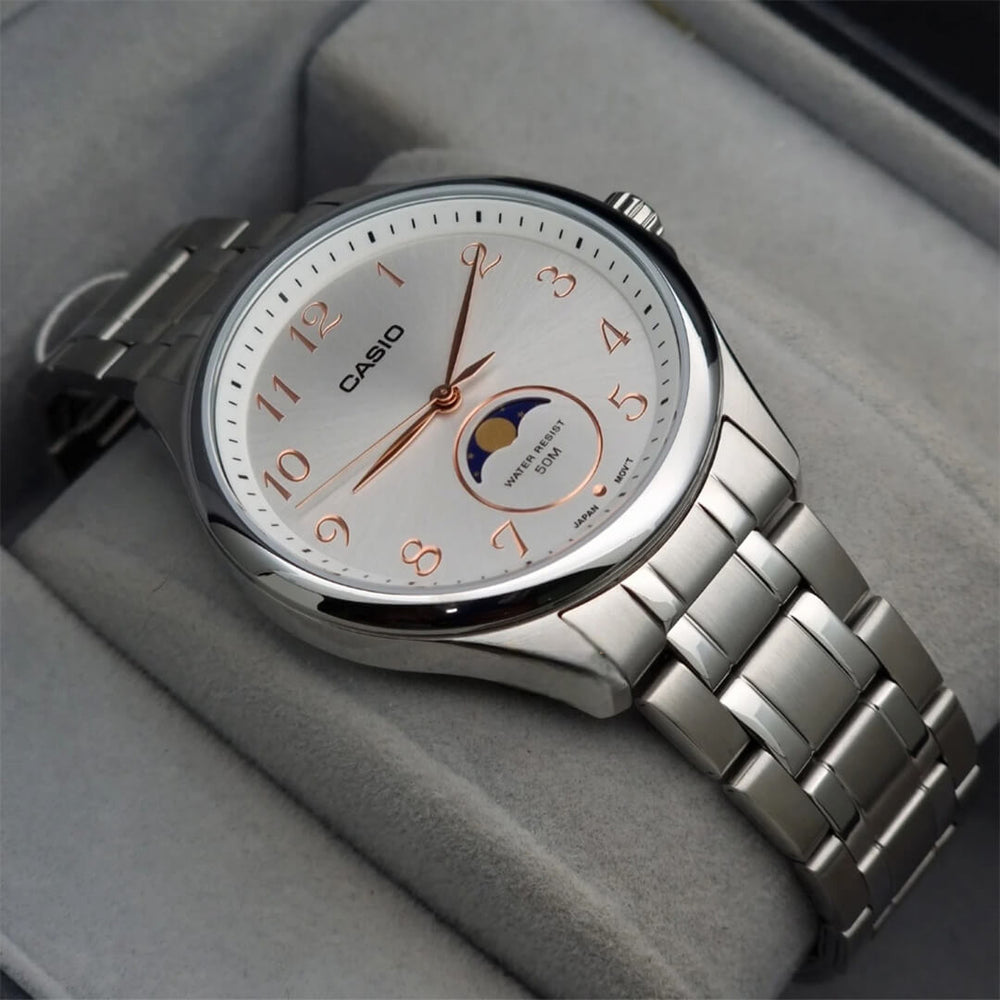 Reloj Casio MTP-M110D-7AV Hombre Acero Blanco