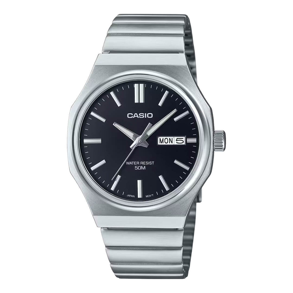 Reloj Casio MTP-E735D-1A Hombre Acero Negro