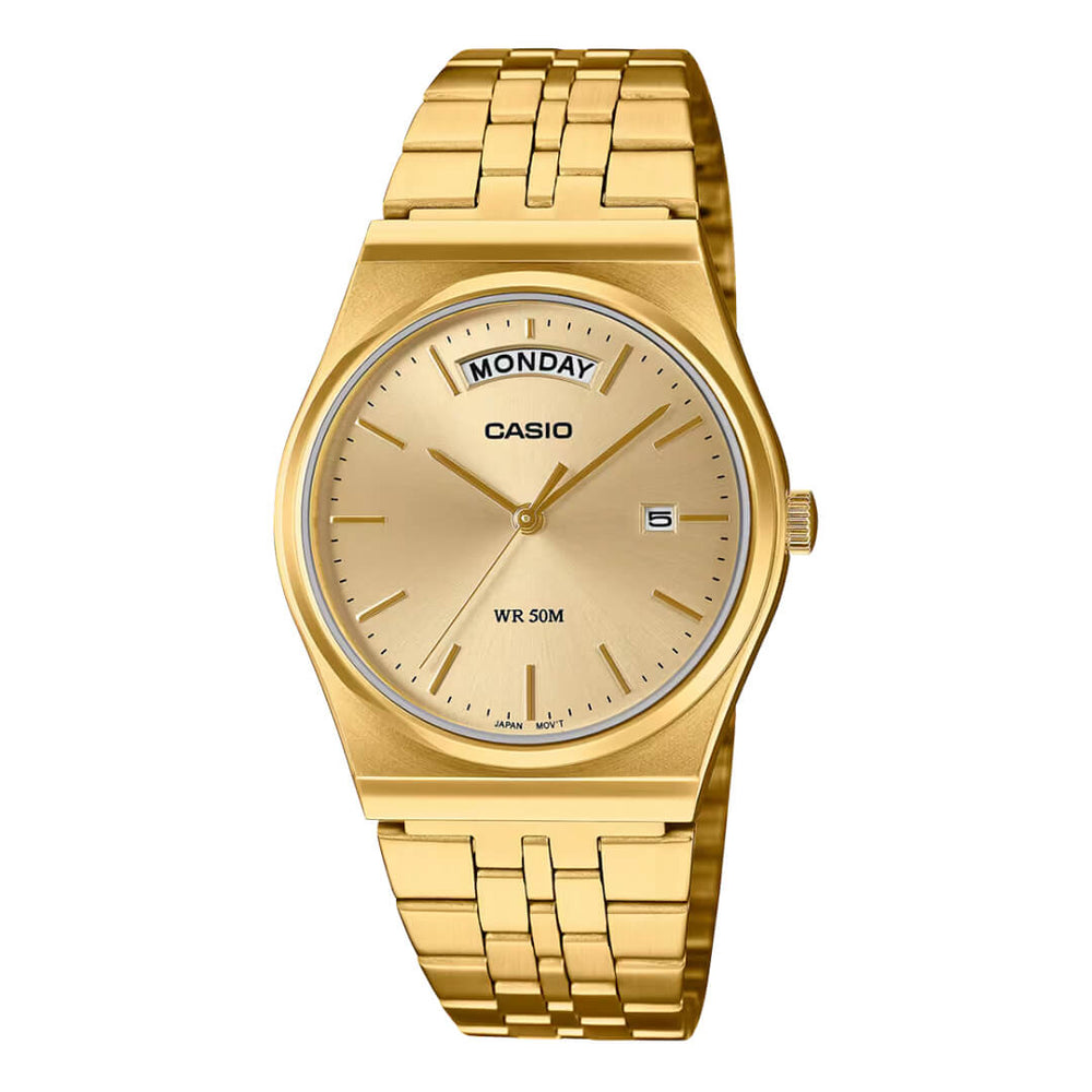 Reloj Casio MTP-B146G-9AV Hombre Acero Dorado