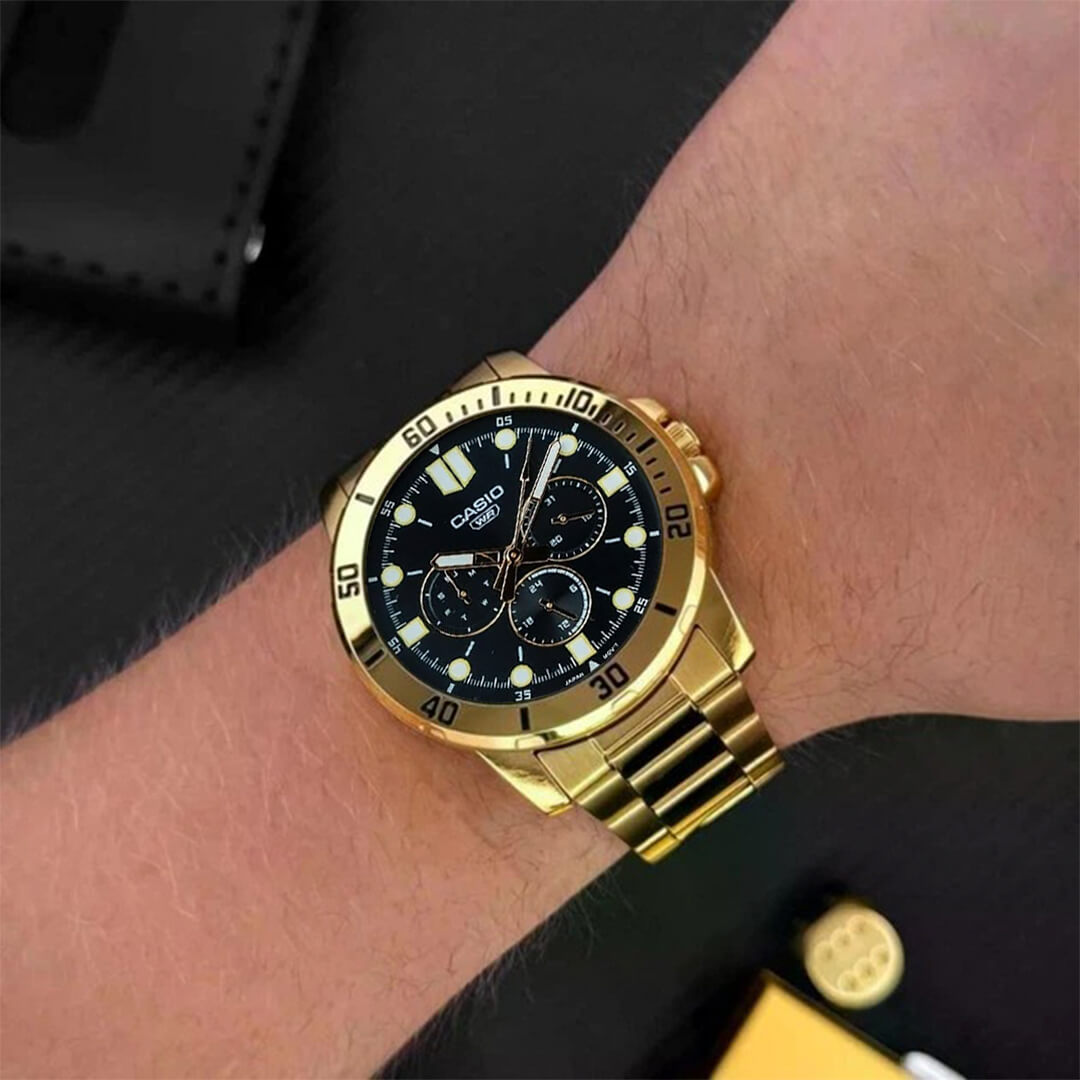 Reloj Casio MTP-VD300G-1EU Hombre Acero Dorado