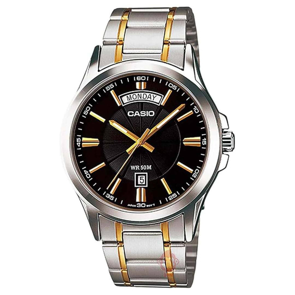 Reloj Casio MTP-1381G-1A Hombre Acero Negro
