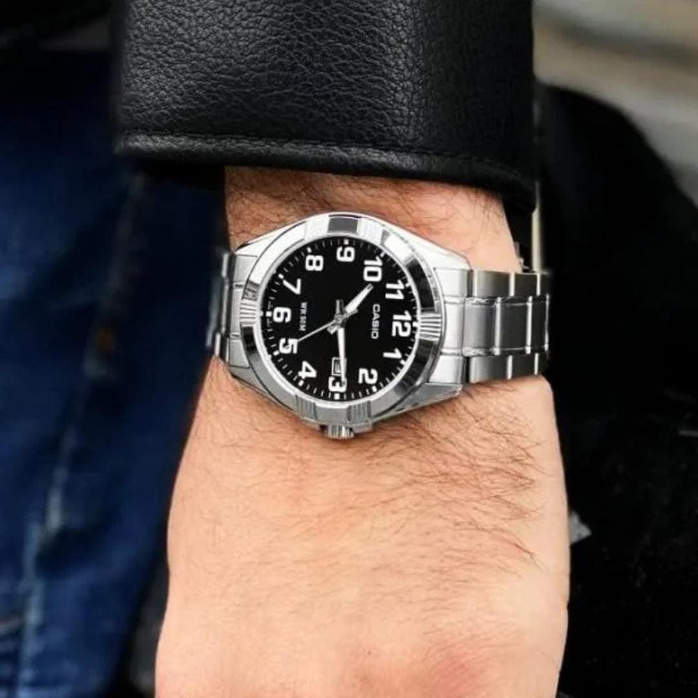 Reloj Casio MTP-1308D-1B Hombre Acero Negro