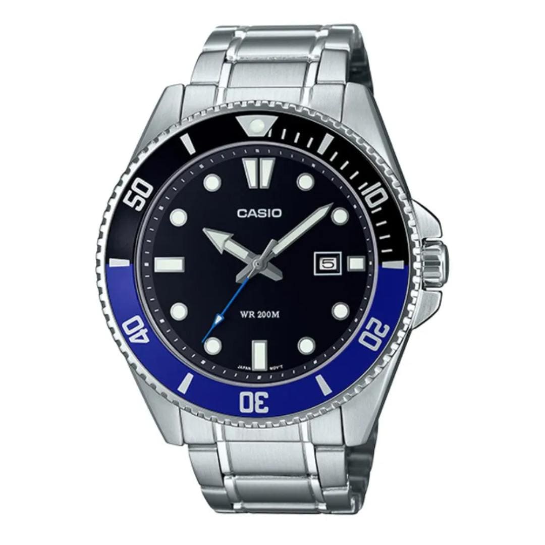 Reloj Casio MDV-107D-1A2 Hombre Acero Negro