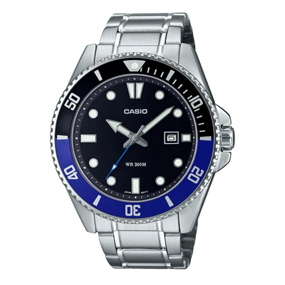 Reloj Casio MDV-107D-1A2 Hombre Acero Negro