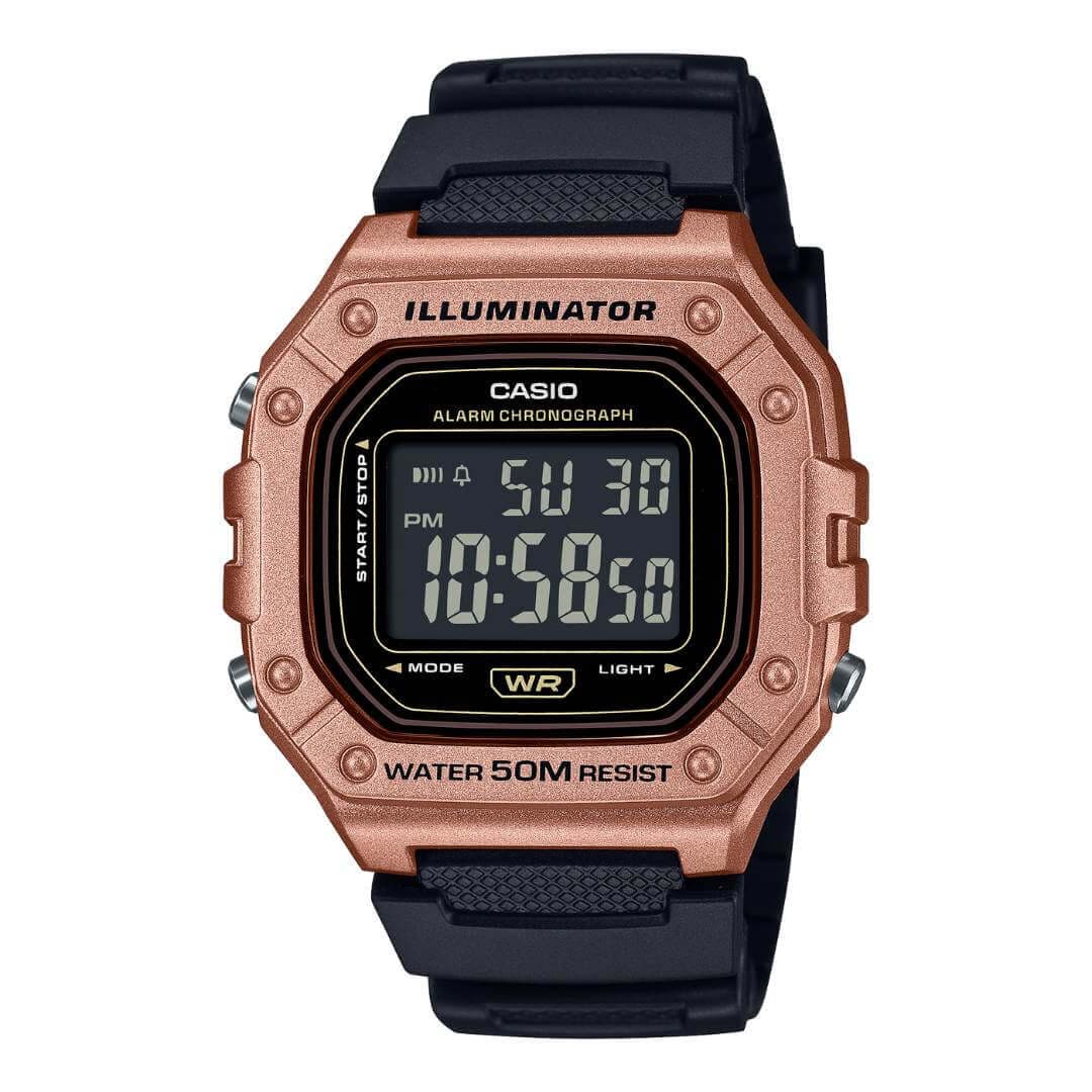 Reloj Casio W-218HM-5B Hombre Resina Negro