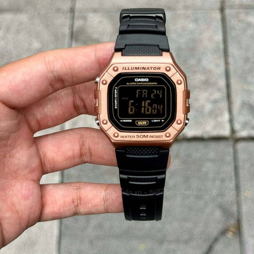 Reloj Casio W-218HM-5B Hombre Resina Negro