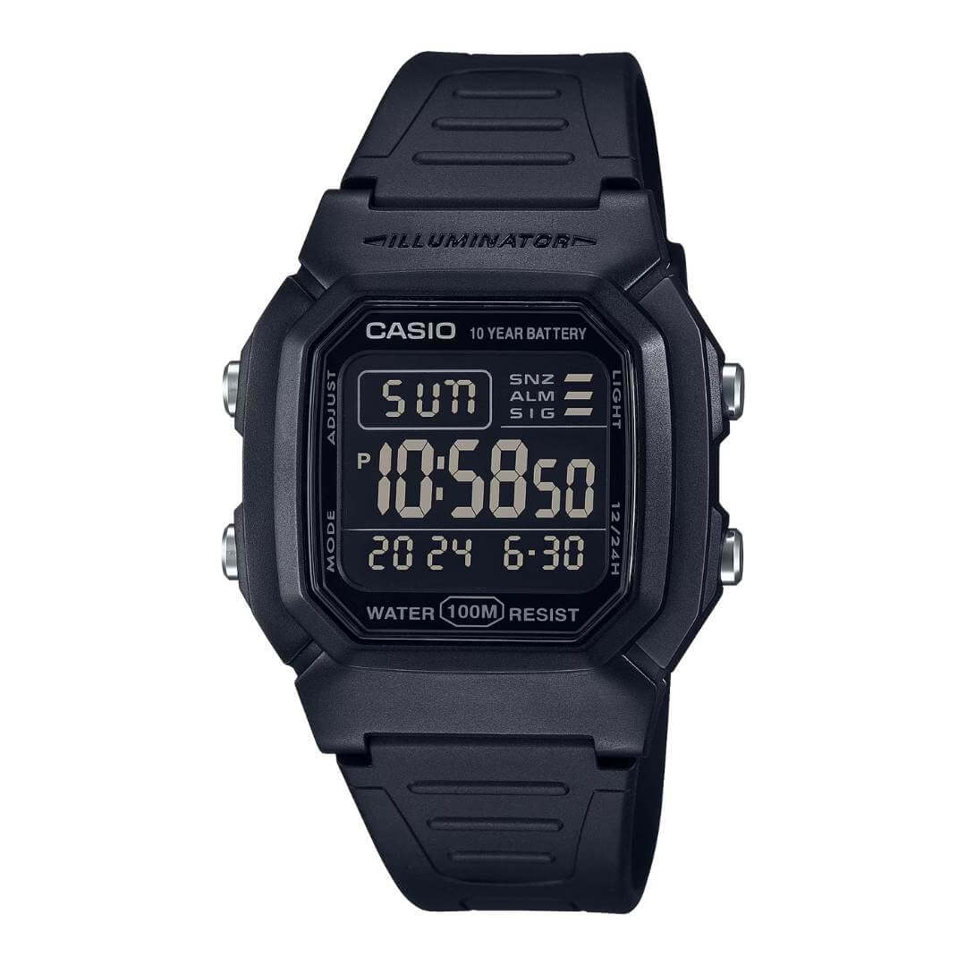 Reloj Casio W-800H-1BV Hombre Resina Negro